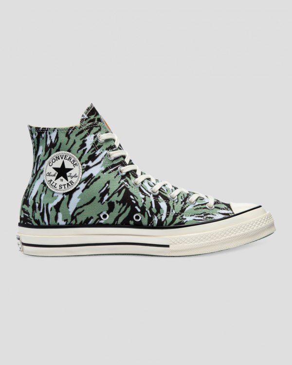 Converse X Carhartt Chuck 70 Grøn Sko Danmark - Converse Høje Sneakers Herre - 41056WPHN